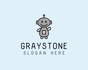 Gray Toy Robot  logo