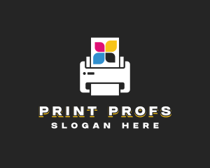 Printer Copier Ink logo design