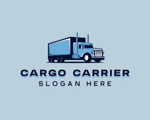 Cargo Truck Logistics logo design