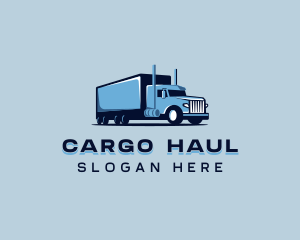 Cargo Truck Logistics logo design