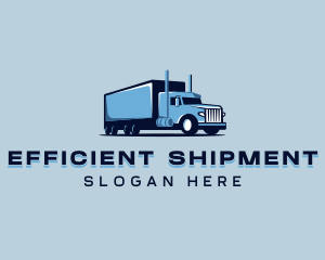 Cargo Truck Logistics logo design