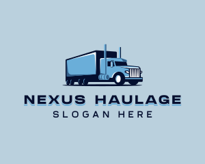 Cargo Truck Logistics logo design