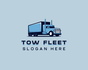 Cargo Truck Logistics logo design