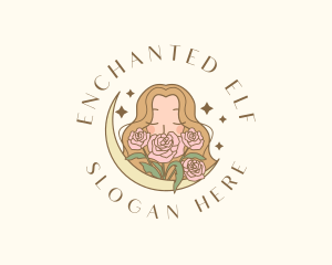 Enchanted Flower Girl logo design