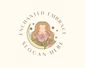 Enchanted Flower Girl logo design