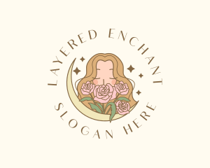 Enchanted Flower Girl logo design