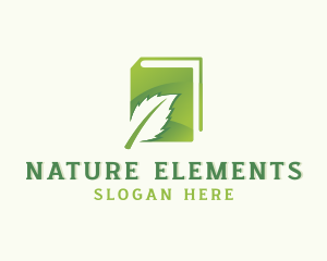 Natural Organic Eco Leaf  logo design