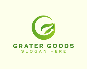 Natural Fresh Eco Letter G logo design