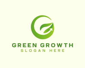 Natural Fresh Eco Letter G logo design