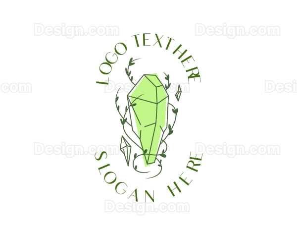 Green Crystal Jewelry Logo