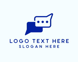 Blue Chat Messaging logo