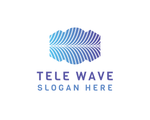 Abstract Wave Line Business logo design