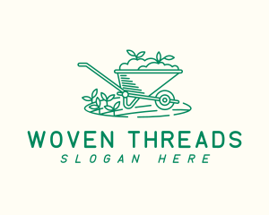 Wheelbarrow Garden Soil Logo