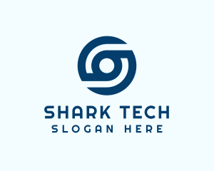 Digital Tech Letter S  logo design