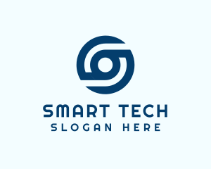 Digital Tech Letter S  logo design