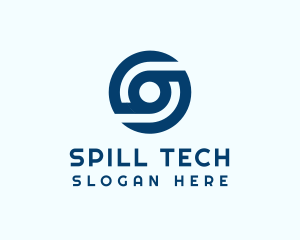 Digital Tech Letter S  logo design