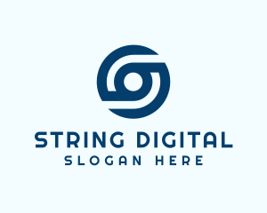 Digital Tech Letter S  logo design