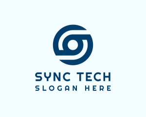 Digital Tech Letter S  logo design