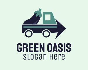 Eggplant Truck Delivery logo