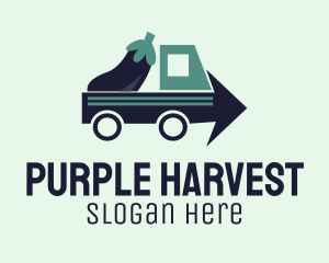 Eggplant Truck Delivery logo