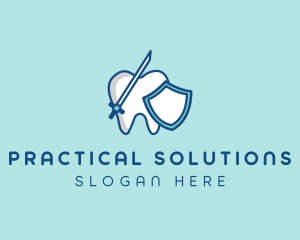 Dental Tooth Enamel logo design