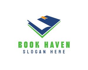 Manual Book Library logo design