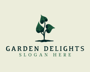 Eco Plant Leaves logo design