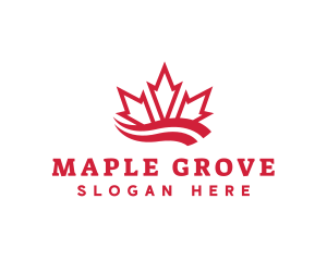 Canadian Maple Leaf logo design