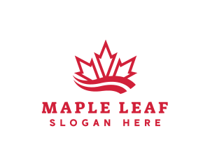 Canadian Maple Leaf logo design