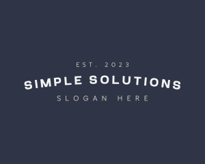 Simple Professional Company logo design