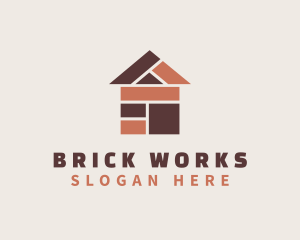 Brick Tiling House logo design