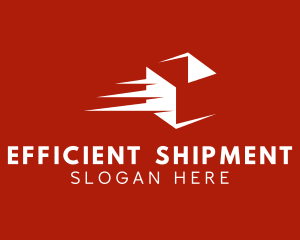 Fast Box Cube Shipment logo design