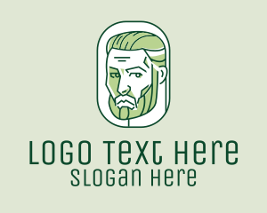 Green Handsome Man  logo