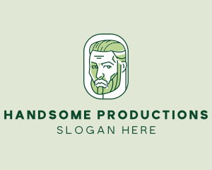 Green Handsome Man  logo
