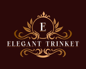 Elegant Ornamental Crest logo design