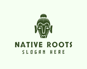 Tribal Head Tattoo logo design