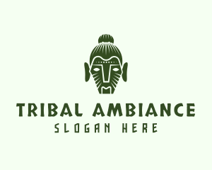 Tribal Head Tattoo logo design