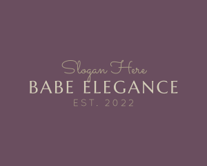 Luxury Elegant Fashion logo design