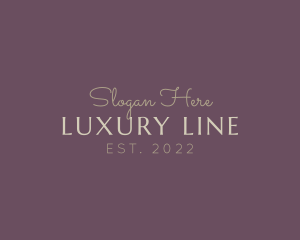 Luxury Elegant Fashion logo design