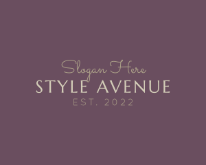 Luxury Elegant Fashion logo design