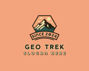 Adventure Hiking Mountain logo design