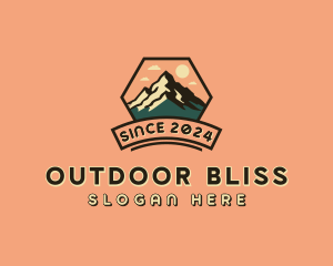 Adventure Hiking Mountain logo design