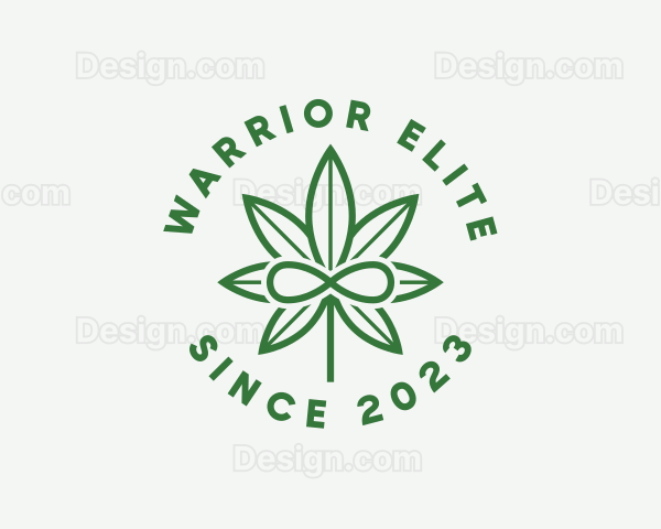 Infinity Marijuana Leaf Logo