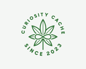 Infinity Marijuana Leaf logo design