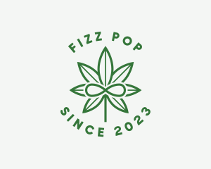 Infinity Marijuana Leaf logo design