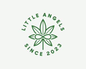 Infinity Marijuana Leaf logo design