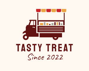 Fast Food Cart Vehicle  logo design