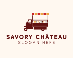 Fast Food Cart Vehicle  logo design