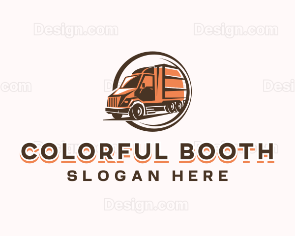 Automobile Cargo Truck Logo