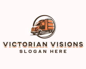 Automobile Cargo Truck Logo